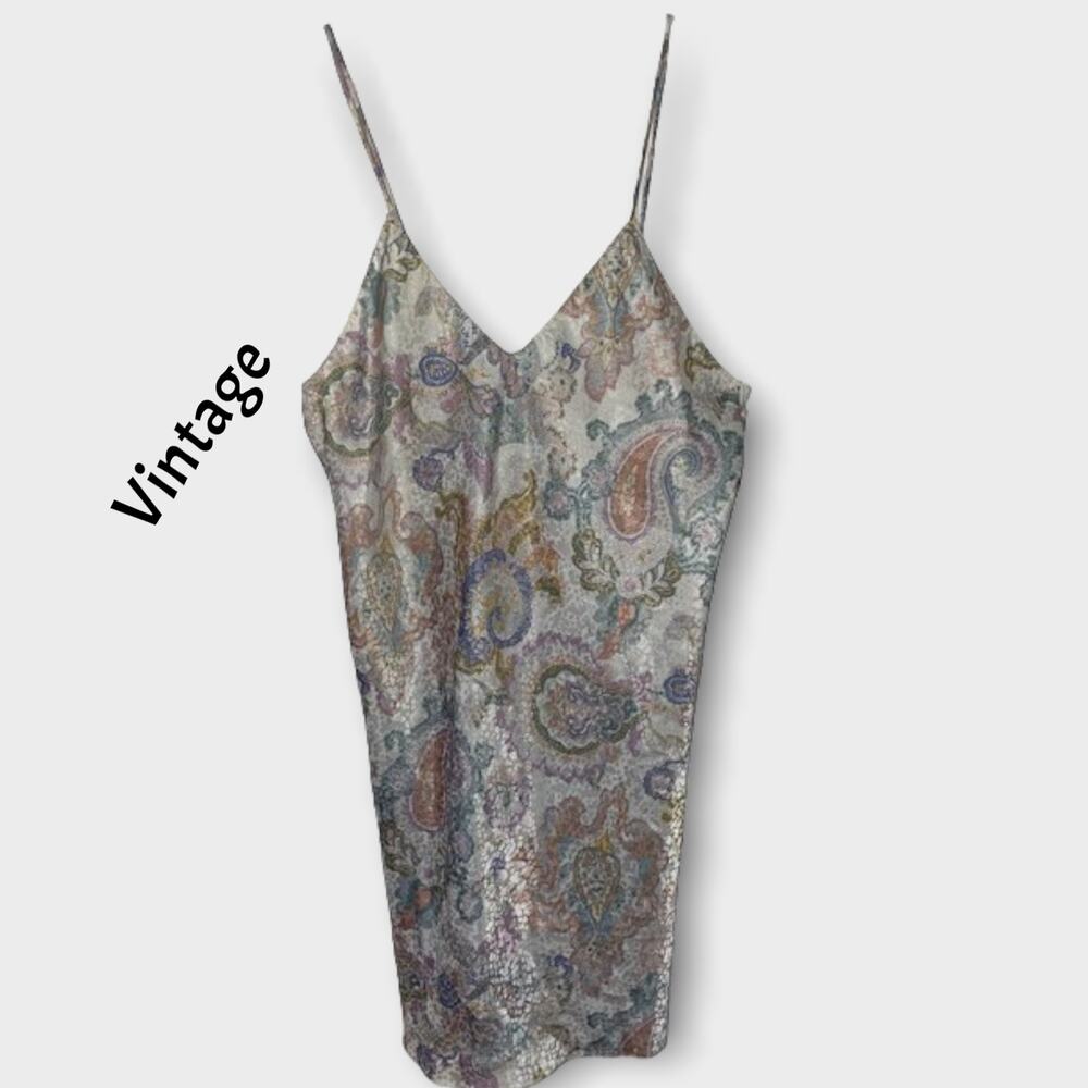 Vintage Lucie Ann II Chemise Nightgown Sz M EUC